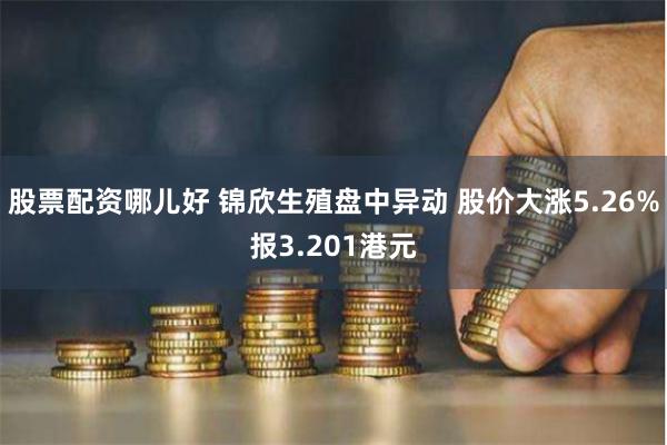 股票配资哪儿好 锦欣生殖盘中异动 股价大涨5.26%报3.201港元